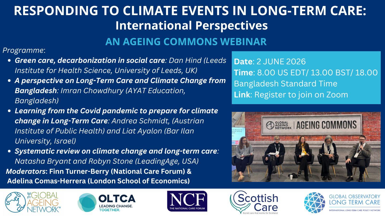 Responding to Climate Events in Long-Term Care: International Perspectives